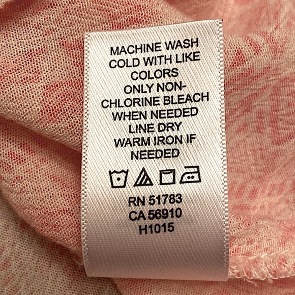 Maurices Cream Orange Crochet Geometric SZ M Boho Coastal Festival Gauzy Dress - Picture 11 of 11